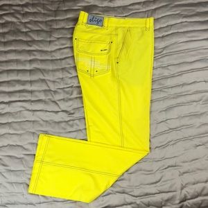 Yellow Sligo golf pants. 32x32